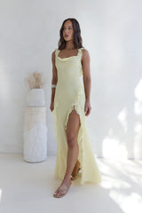 All Night Affair Maxikleid Gelb
