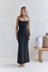 Dancing All Night Maxikleid Schwarz