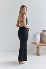 Dancing All Night Maxikleid Schwarz