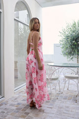 Moment With Me Maxikleid Rosa