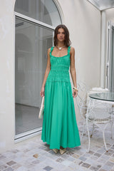 One Way Ticket Maxi-Kleid Grün