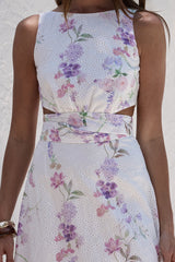 Blooming Lily Maxikleid Weiß