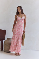 Harmonious Days Maxikleid Pink