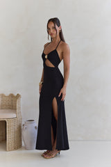 Glory Of Yours Neckholder Maxikleid Schwarz