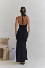 Glory Of Yours Neckholder Maxikleid Schwarz