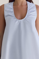Tagebuch des Sonne Minikleid Blau