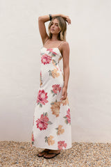 Die Blumen-Serie Maxikleid Floral