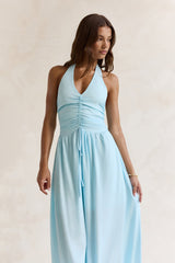 Heart Of Ours Neckholder Maxikleid Blau
