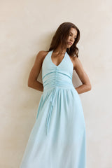 Heart Of Ours Neckholder Maxikleid Blau