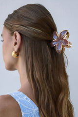 Frangipani Fragrance Hair Claw Brown