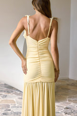 Luxe Lady Glow Maxikleid Gelb