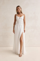 Sunbeam Days Maxi Dress White