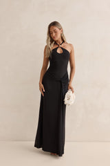 Lost In Dreams Mesh-Maxikleid Schwarz