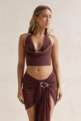 Island Twilight Sarong Chocolate