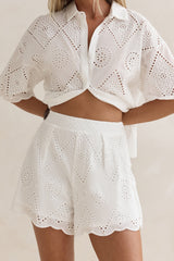 White As Snow Shorts Weiß