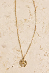 Sand Dollars Necklace Gold