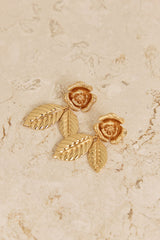 18 Karat vergoldete Rose Island Ohrringe Gold