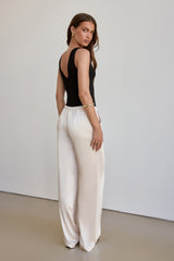 BASE Luxe Rib Effortless Essentials Bodysuit Schwarz