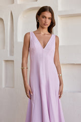 Open Meadows Maxikleid Lila