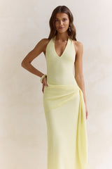 Sun Chasers Neckholder-Maxikleid Gelb