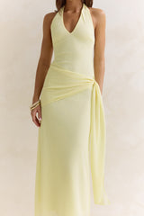 Sun Chasers Neckholder-Maxikleid Gelb