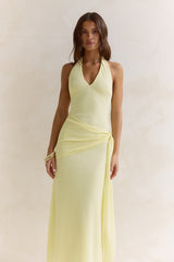 Sun Chasers Neckholder-Maxikleid Gelb