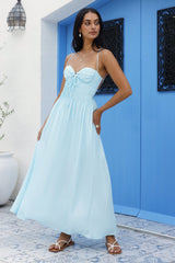 Sommertraum Maxikleid Blau