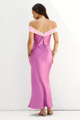 Dreamers Delight schulterfreies Maxikleid Lila