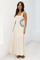 Sonora Sun Maxikleid Beige