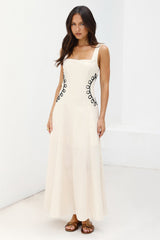 Sonora Sun Maxikleid Beige