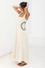 Sonora Sun Maxikleid Beige