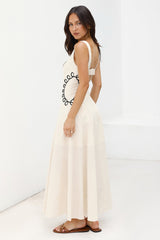 Sonora Sun Maxikleid Beige