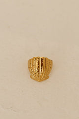 18K Vergoldeter Schimmernder Schatzring Gold