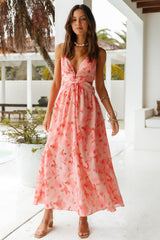 Maxikleid „Right Choices“ Rosa
