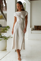 One Last Song Maxikleid Champagner