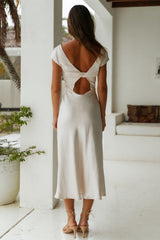 One Last Song Maxikleid Champagner