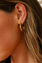 18k vergoldete Mithriel Ohrringe Gold