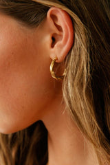 18k vergoldete Mithriel Ohrringe Gold