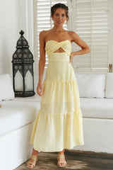 Free Falling Maxikleid Gelb