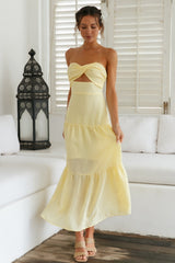 Free Falling Maxikleid Gelb