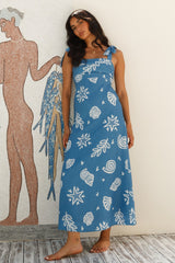 Rockpool Roamer Maxikleid Blau