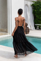 Dance In The Dark Neckholder Maxikleid Schwarz