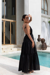 Dance In The Dark Neckholder Maxikleid Schwarz