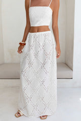 Ocean Air Oasis Crop Top Weiß