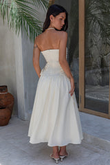 Zori Maxikleid Creme