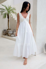 Maxikleid „Lost In Your Love“ Weiß
