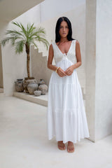 Maxikleid „Lost In Your Love“ Weiß
