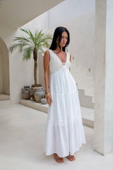 Maxikleid „Lost In Your Love“ Weiß