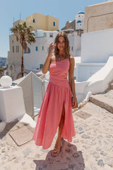 HELLO MOLLY Walks By The Sunrise Maxikleid Koralle