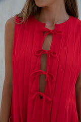 Citrine Delights Minikleid Rot